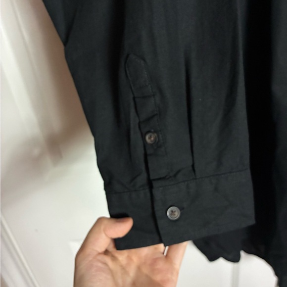 Universal Thread Black Relaxed Shirt Dress Button Up front Comfortable NWT 3X - Picture 4 of 9